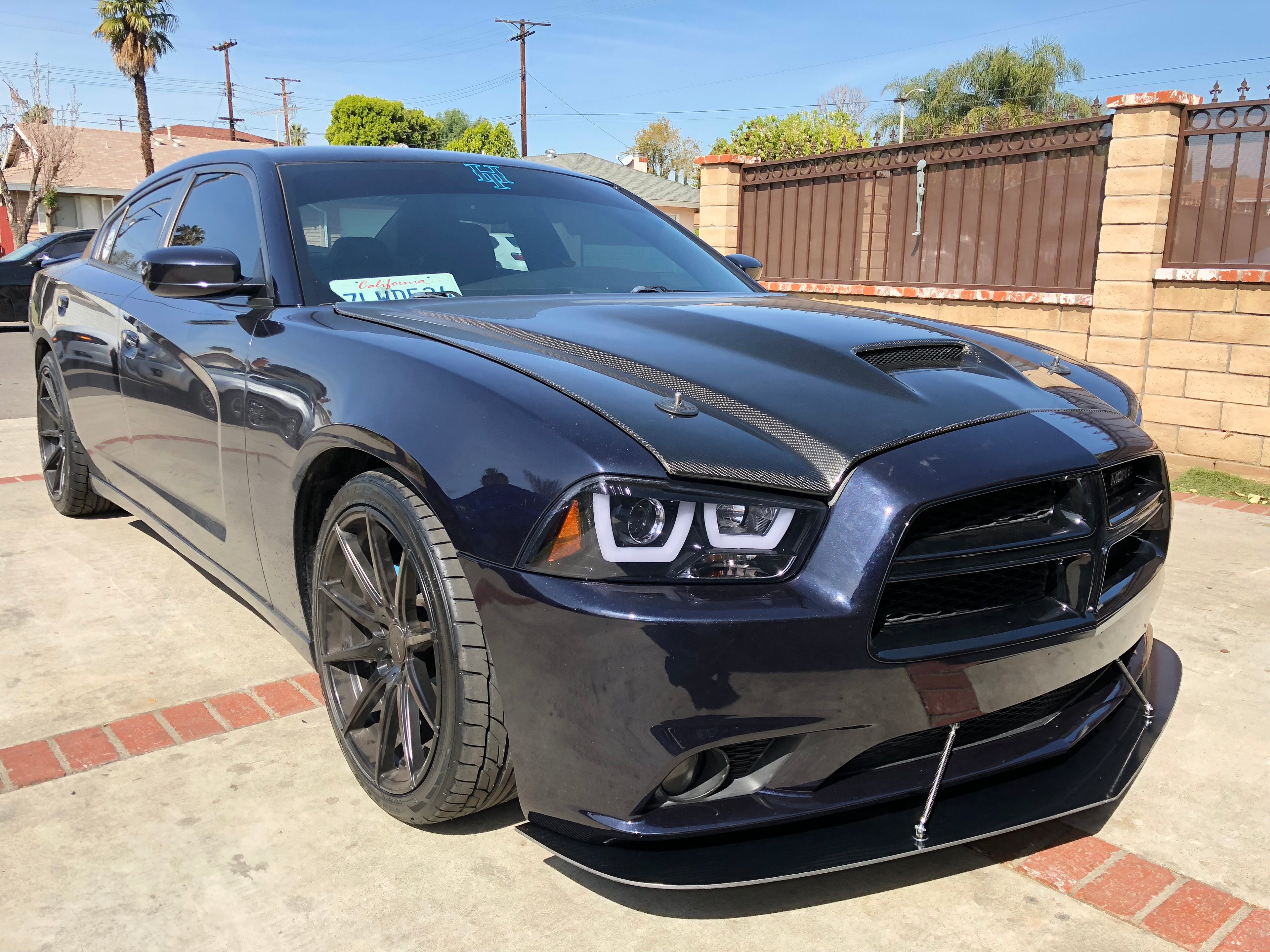 2011 - 2014 Dodge Charger SXT RT Front Splitter