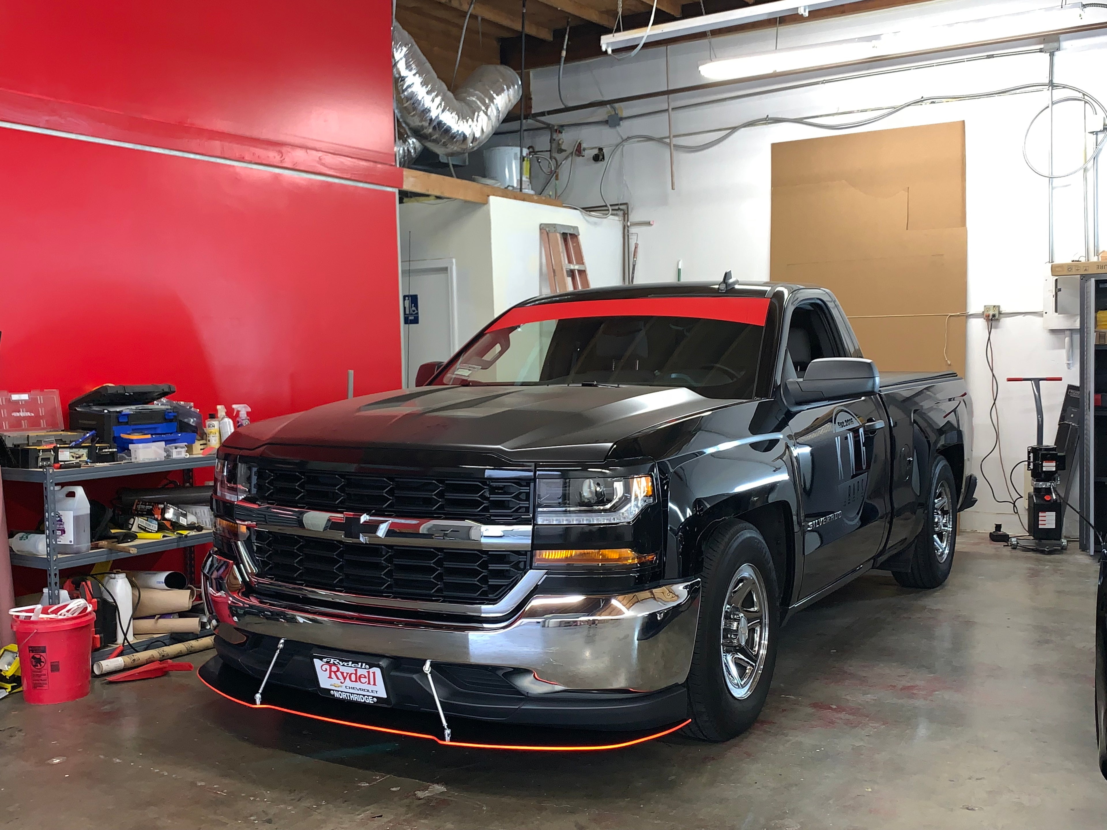 2016 - 2018 Chevrolet Silverado: Reg Design Splitter