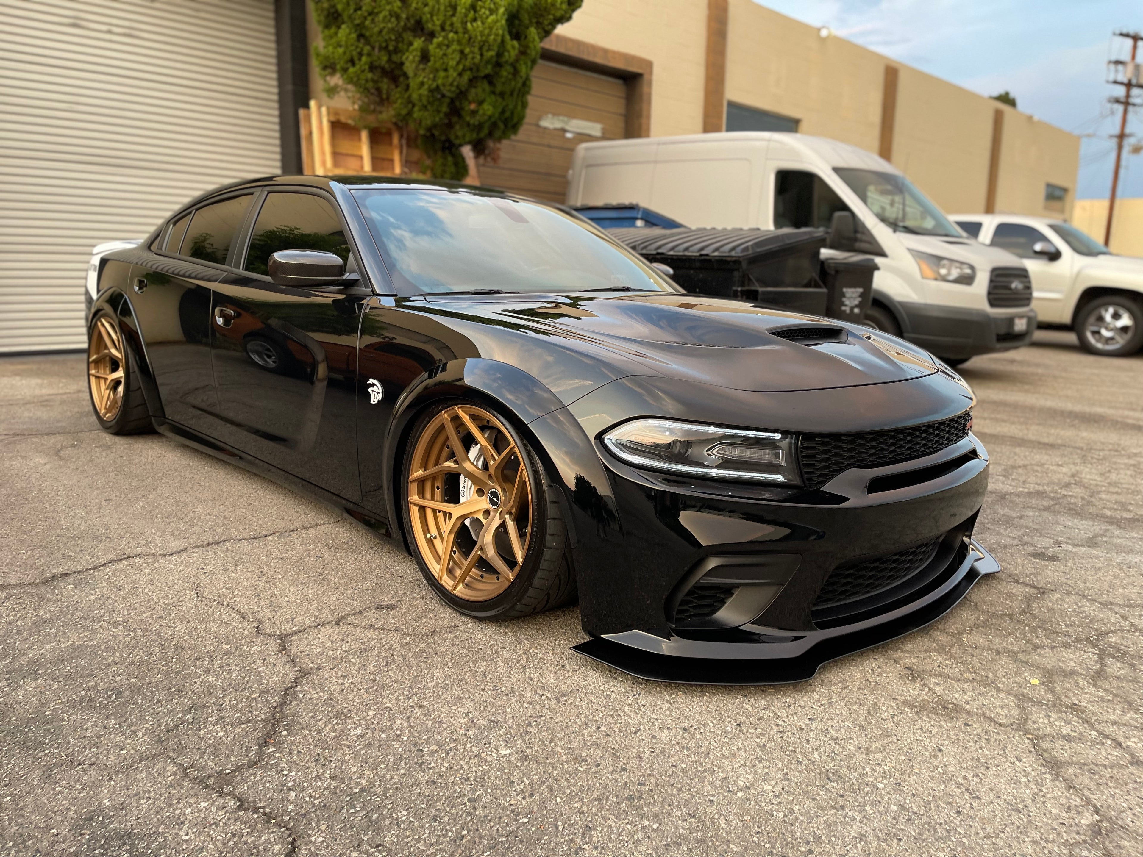 2020 - 2023 Dodge Charger Widebody: Daytona Rodless Design Splitter