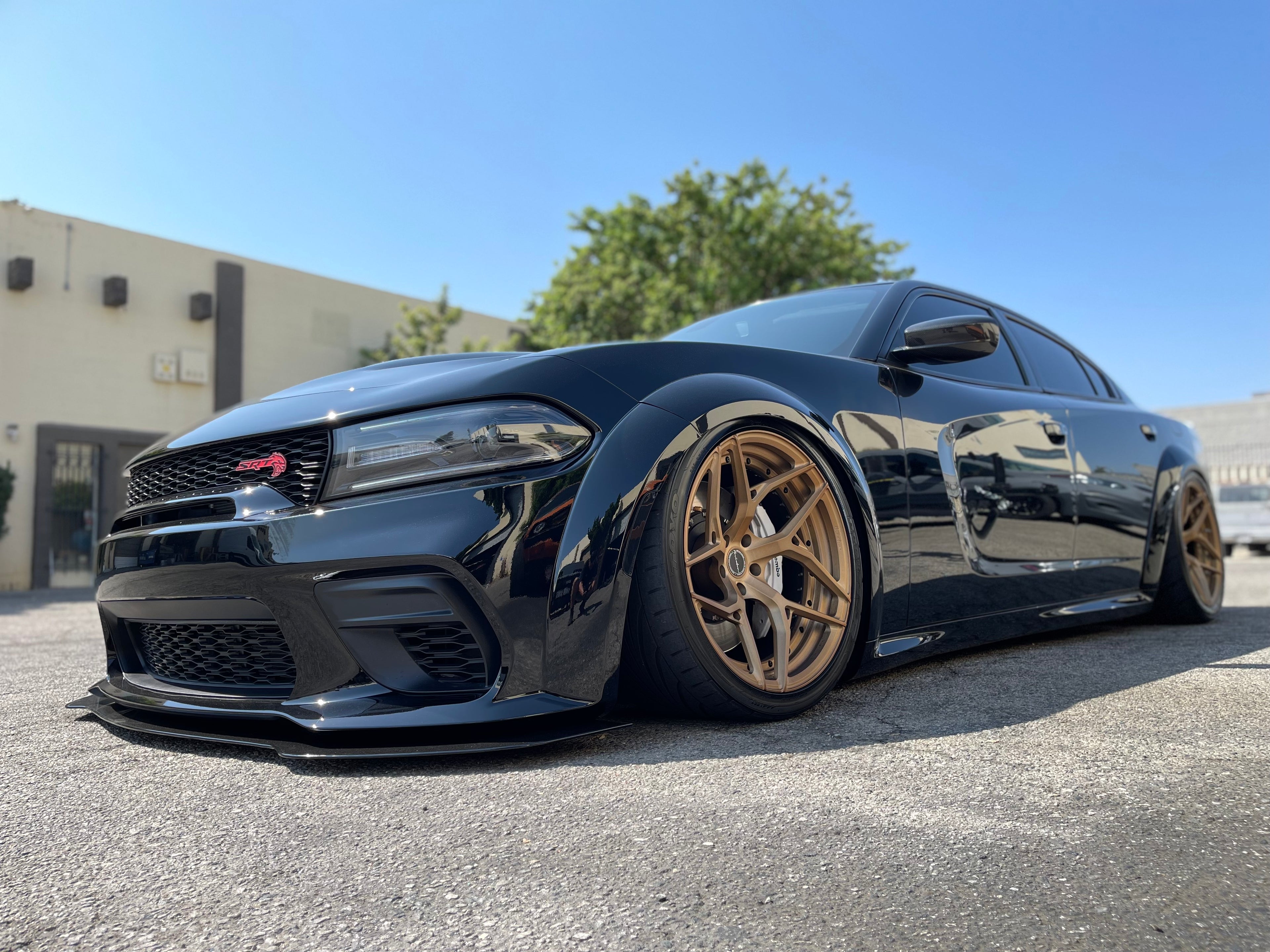 2020 - 2023 Dodge Charger Widebody: Daytona Rodless Design Splitter