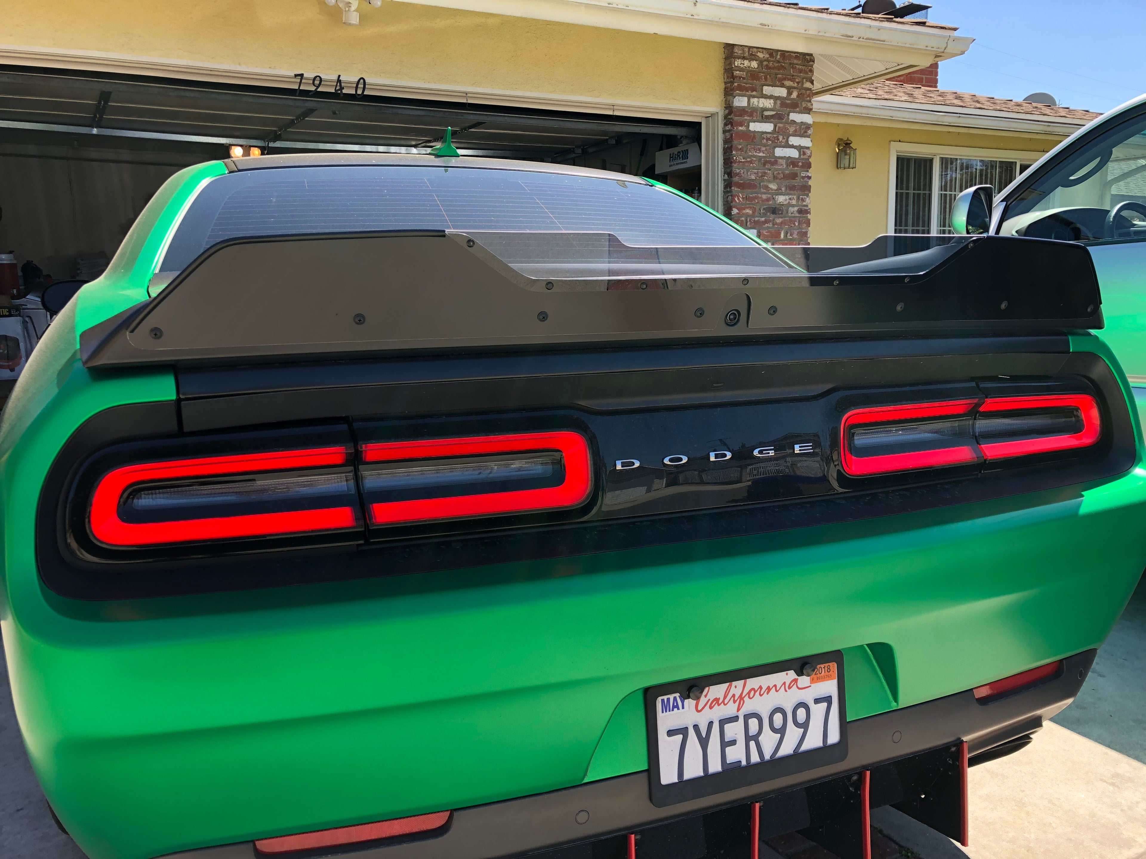 2008 - 2023 Dodge Challenger: Nascar Design Wickerbill