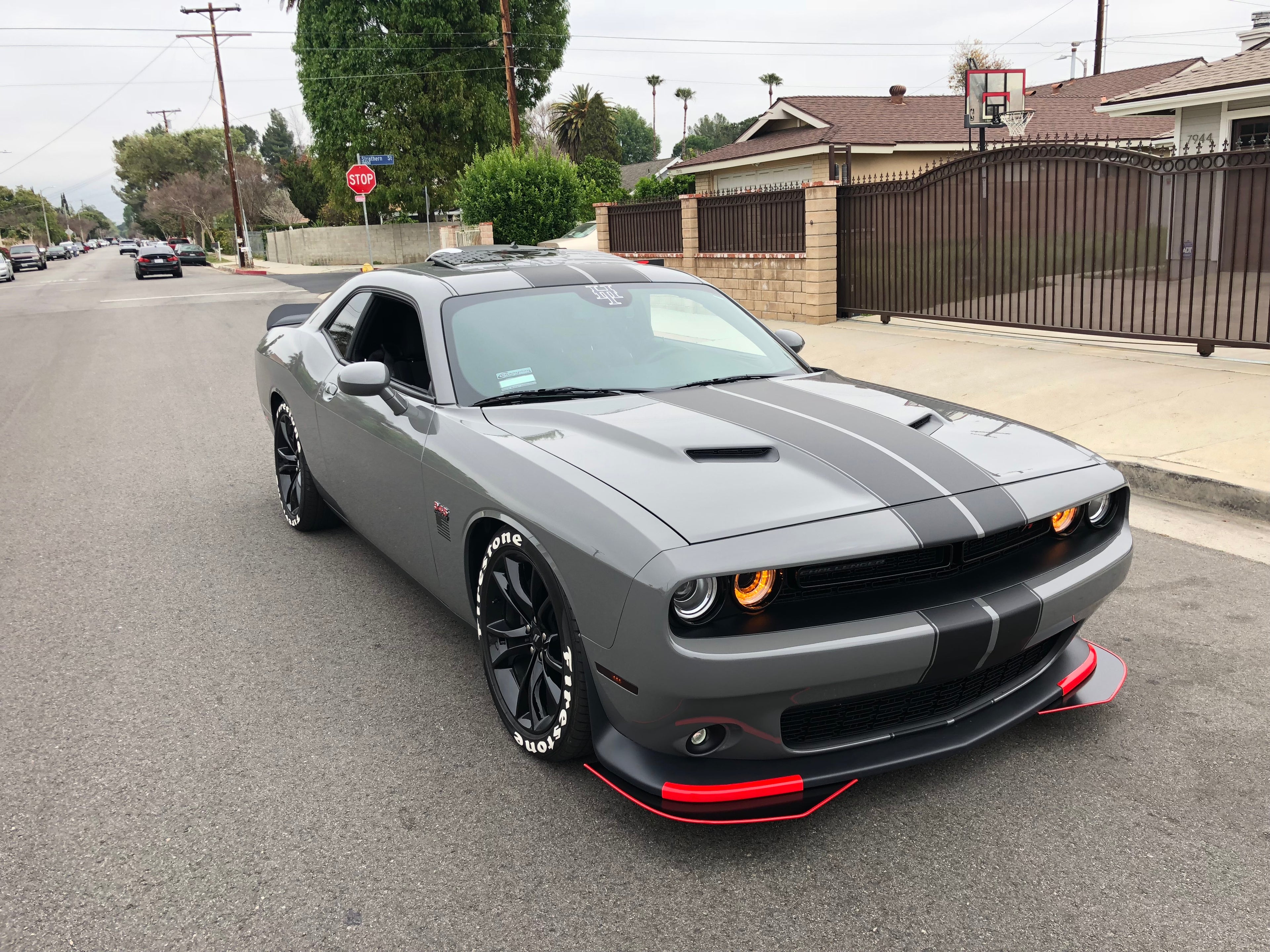 2011 - 2023 Dodge Challenger Scatpack 392: 2 Piece Splitter