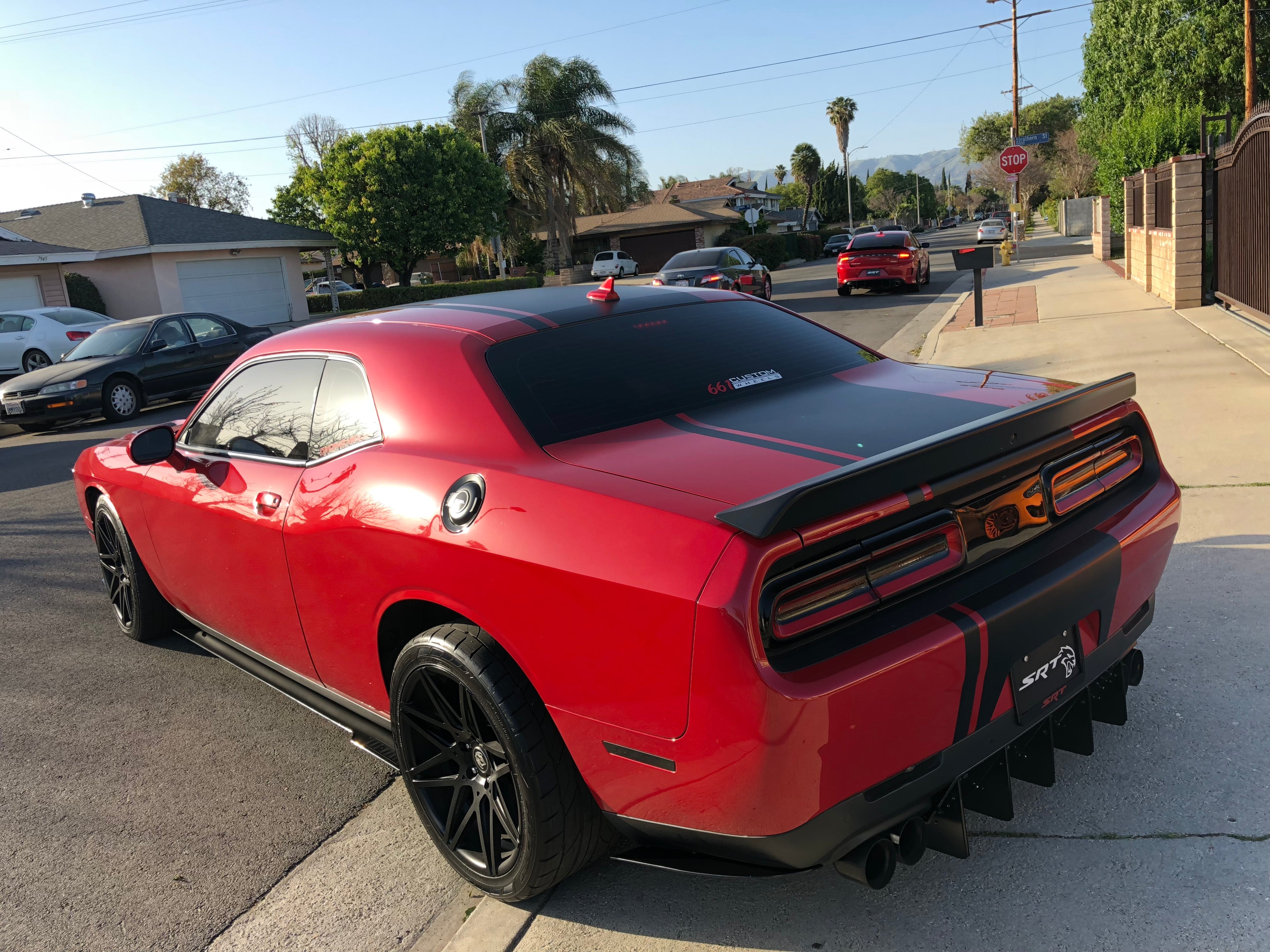 2008 - 2023 Dodge Challenger: 180 Style Side Skirts