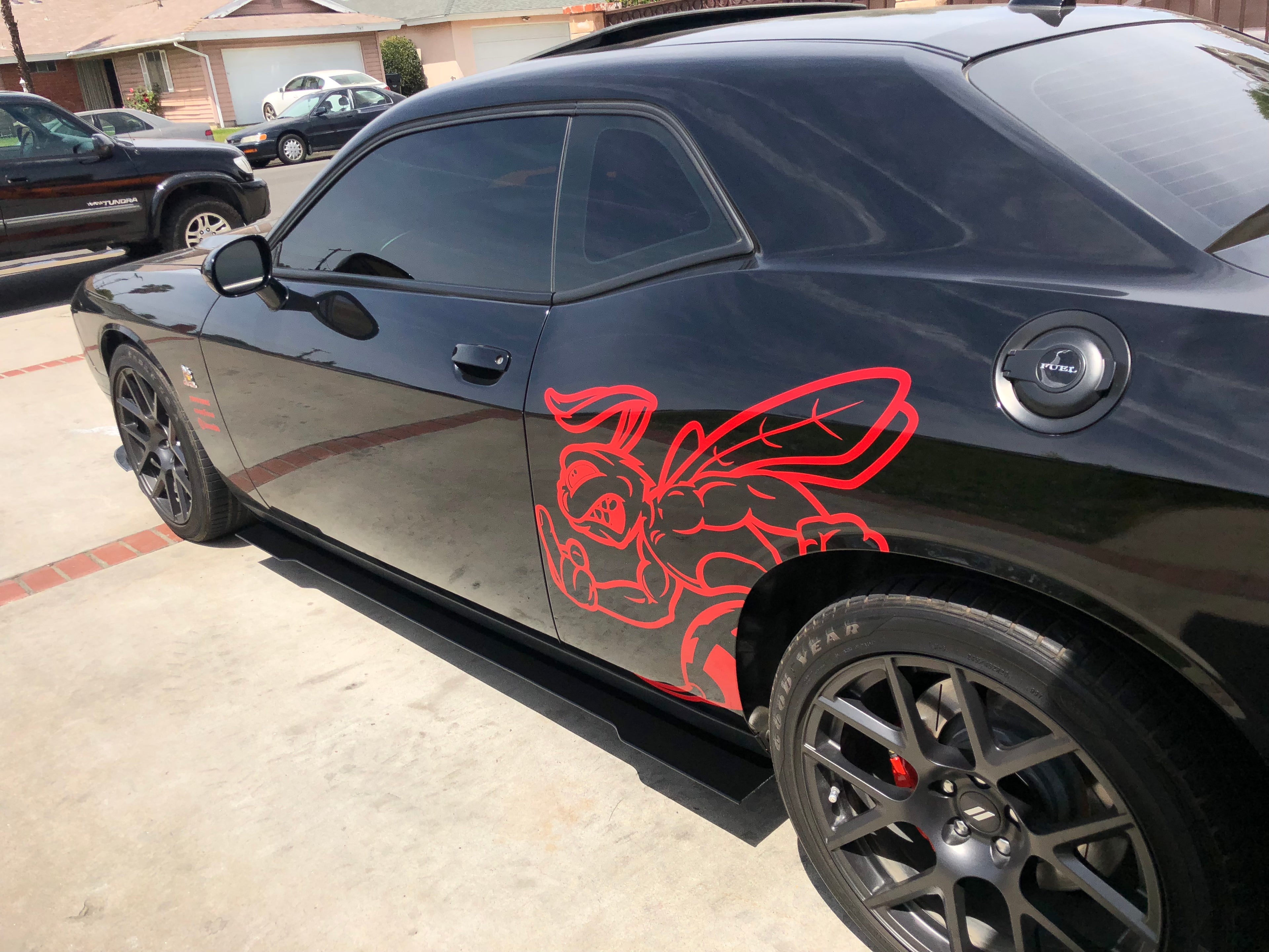 2008 - 2023 Dodge Challenger: 200 Style Side Skirts