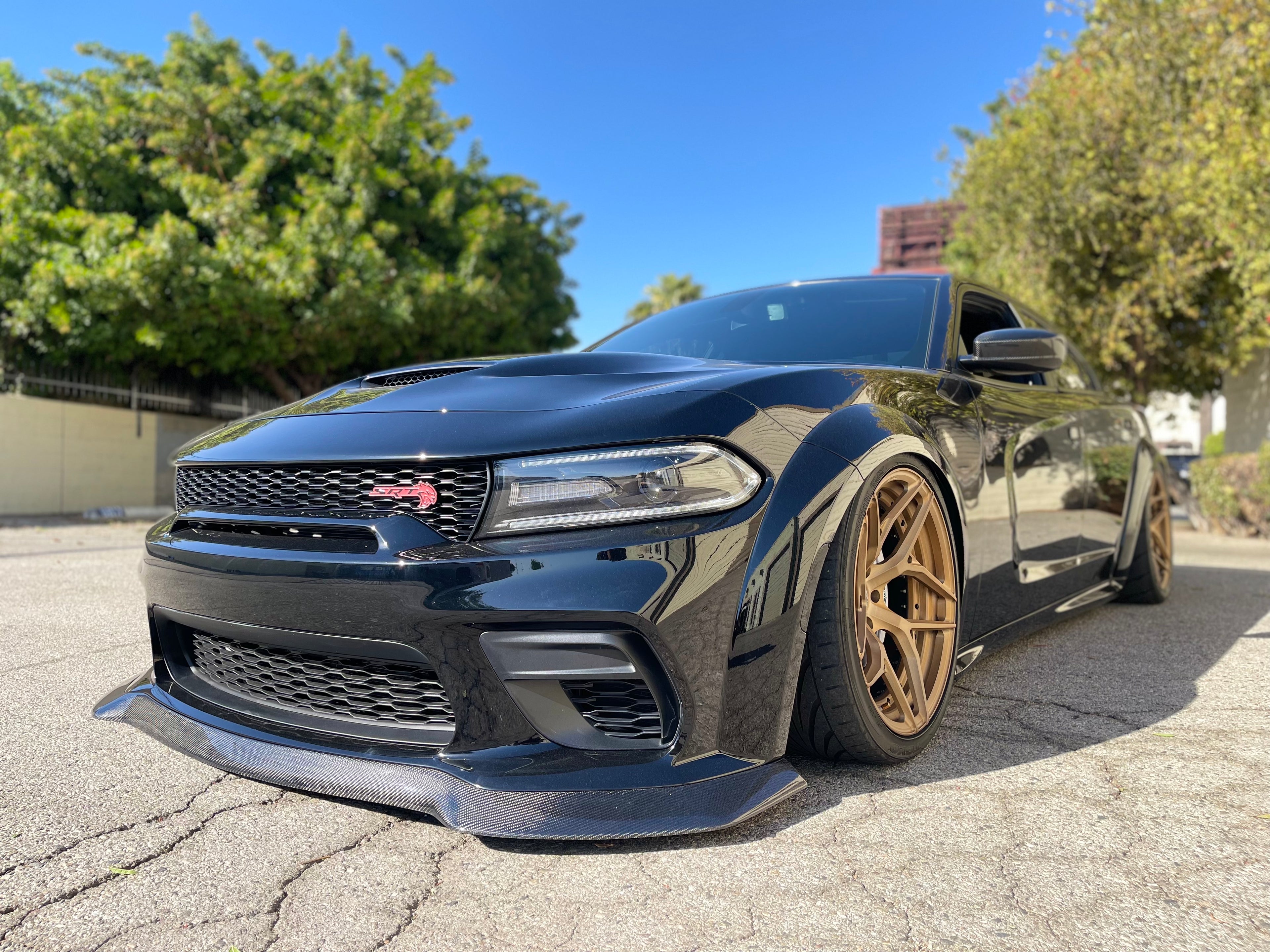 2020 - 2023 Dodge Charger Widebody Front Bumper Lip: Daytona Design