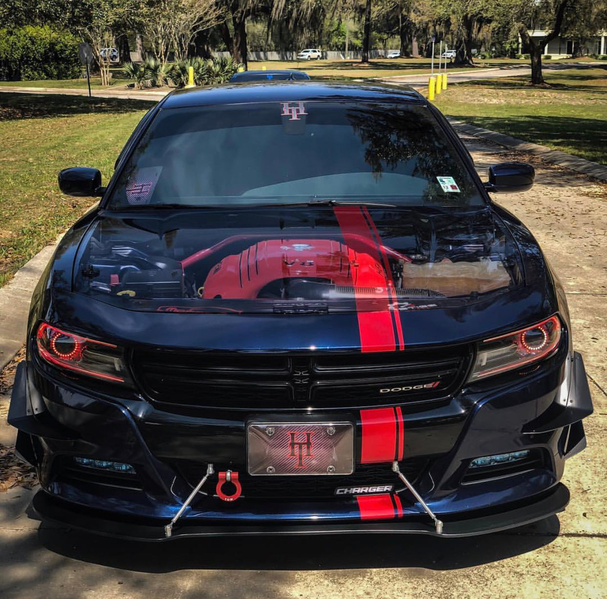 2015 - 2023 Dodge Charger SE SXT RT: 4 Piece Canards